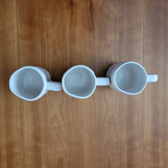 Three (3) Rae Dunn Ceramic Deck the Halls/Christmas Tree Mugs - Picture 5 of 10